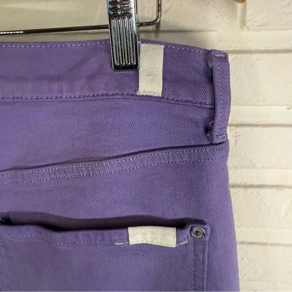 7 For All Mankind Purple Ombre High Rise Straight Leg Jeans, Women’s Size 32 - Picture 9 of 14